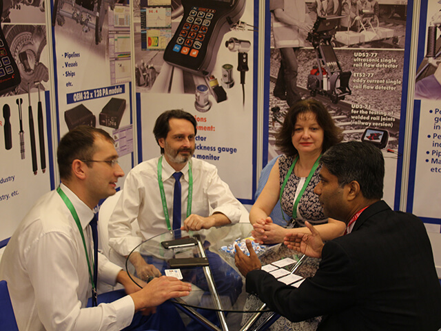 The 15th Asia Pacific Conference NDT (APCNDT) attendees are interested in the equipment produced by  OKOndt GROUP