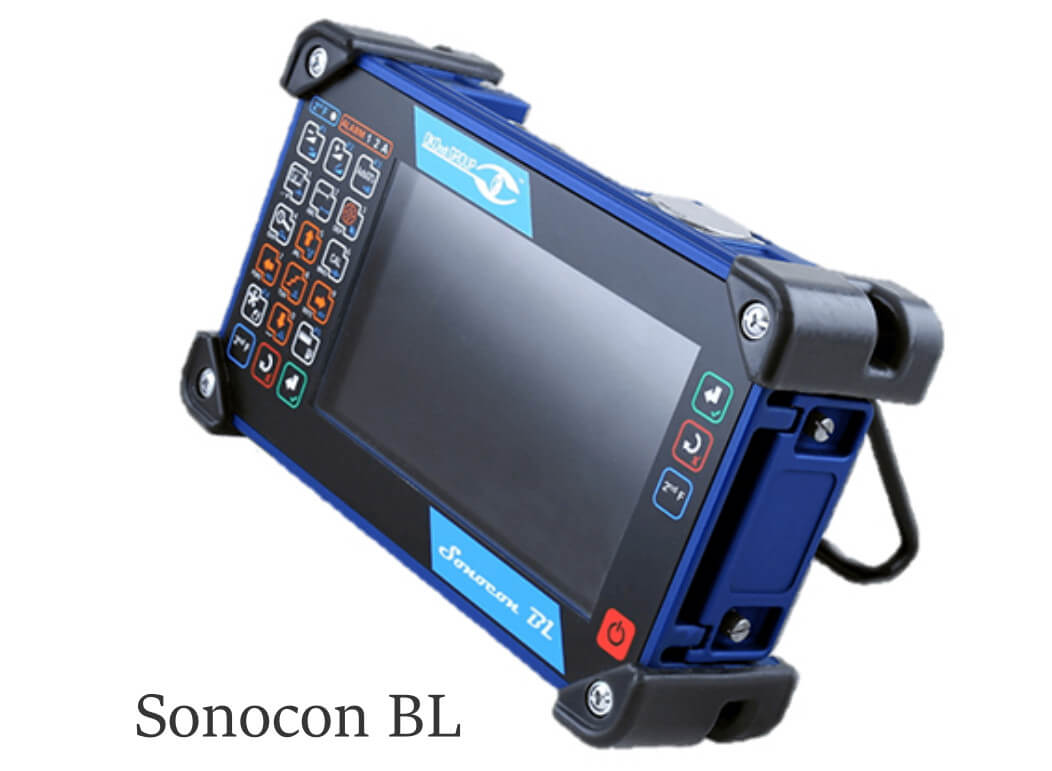 Multipurpose ultrasonic flaw detector with a large screen Sonocon BL