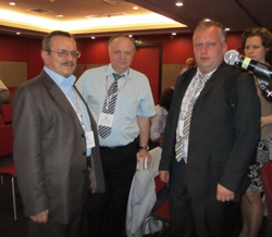 V. Radko with colleagues at the 18th World Conference on Nondestructive Testing (WCNDT-2012)
