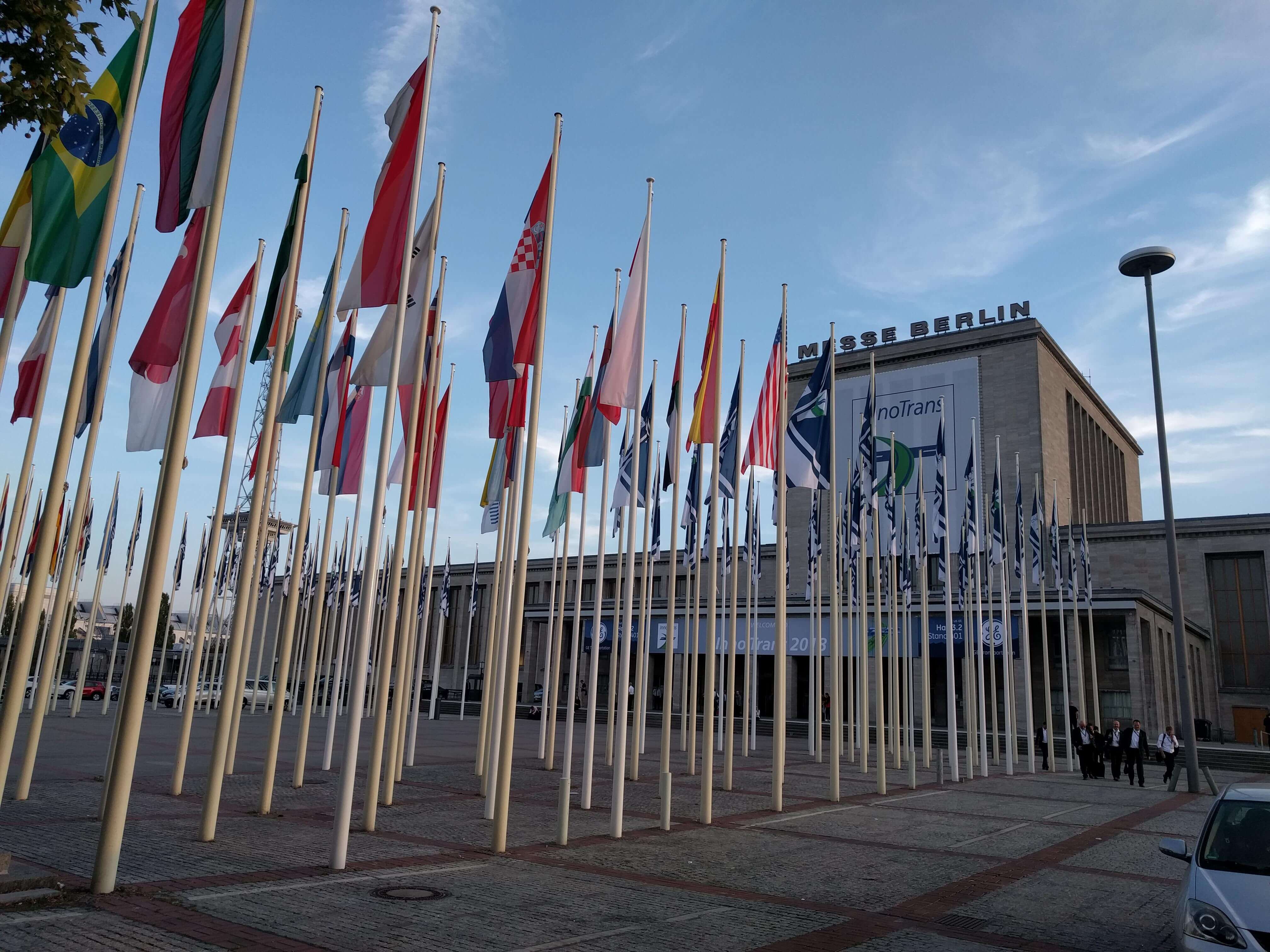 Messe Berlin Center hosting the International Exhibition InnoTrans-2018