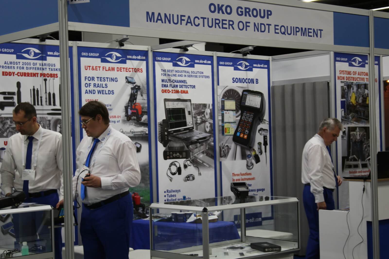 OKOndt GROUP's booth at the European conference of NDT 2018 (ECNDT)