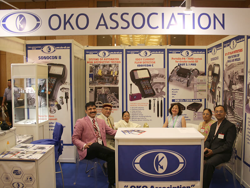 OKOndt GROUP's booth attracts attention of the attendees of the 15th Asia Pacific Conference NDT (APCNDT)-2017