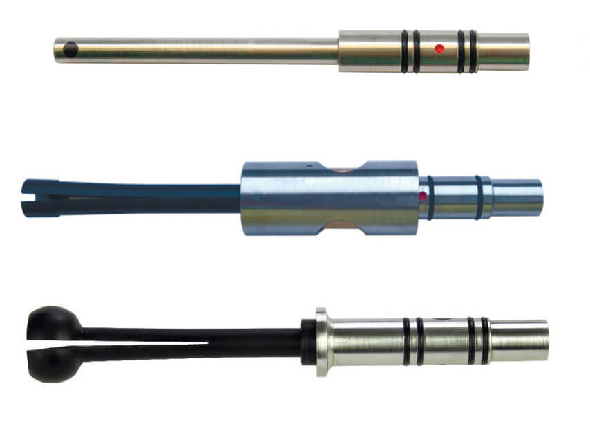 Eddy current probes for the surface defects in the holes and countersinks
