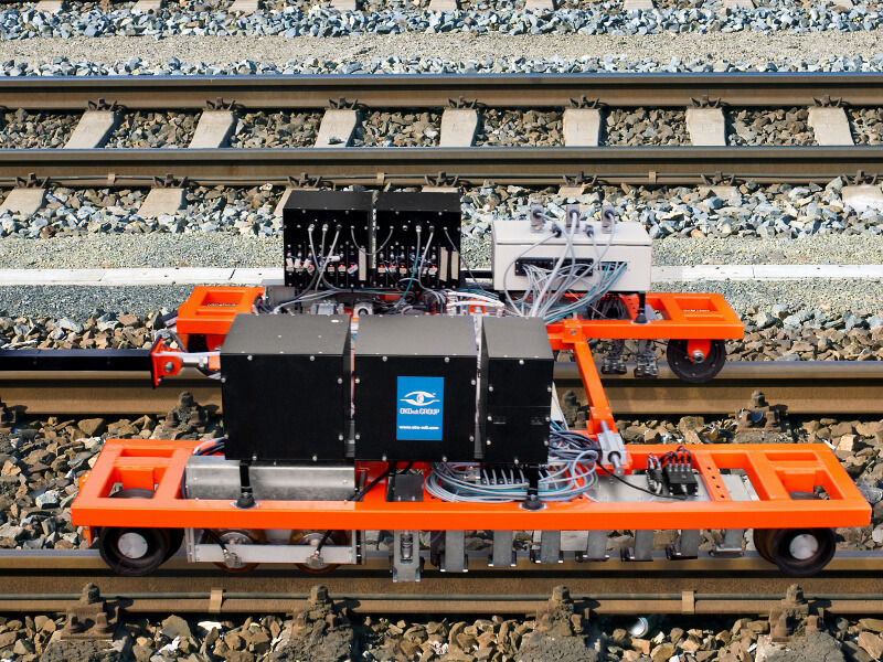 High-speed rails testing system OKOSCAN UT73HS