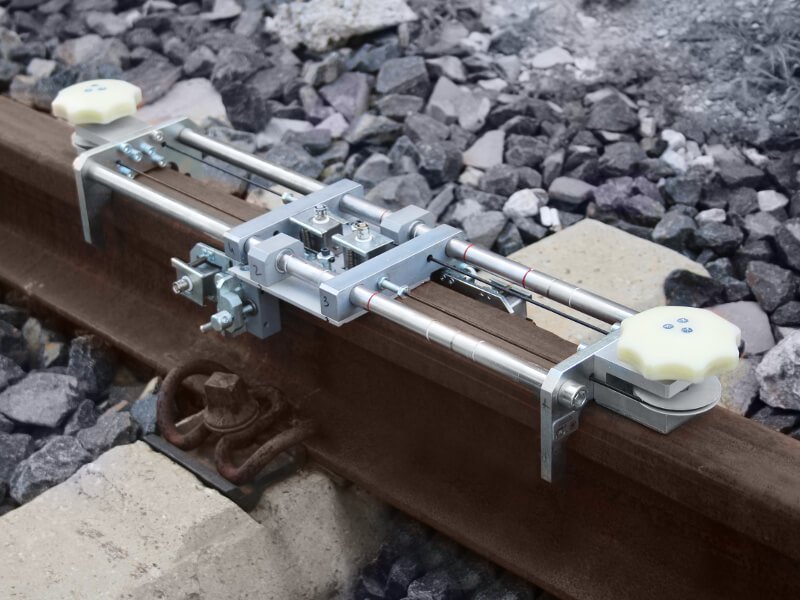 Testing of the rail welded joint by the USR-01 ultrasonic kit