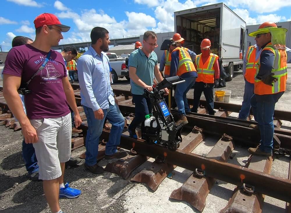 Seminar for the US customer – operational training on OKOndt GROUP rail testing equipment – UDS2-77 and the USR-01 set