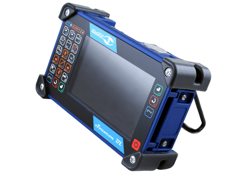 Portable ultrasonic flaw detector with a large high-resolution display Sonocon BL, off mode