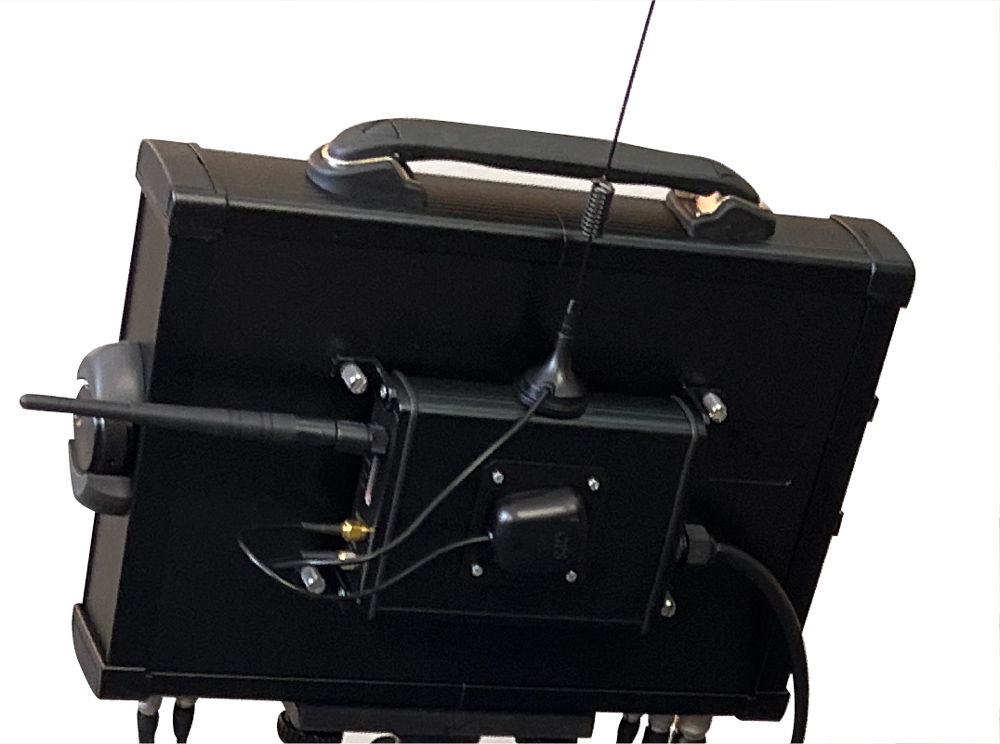 Ultrasonic mechanized flaw detector for inspection of one rail line UDS2-77