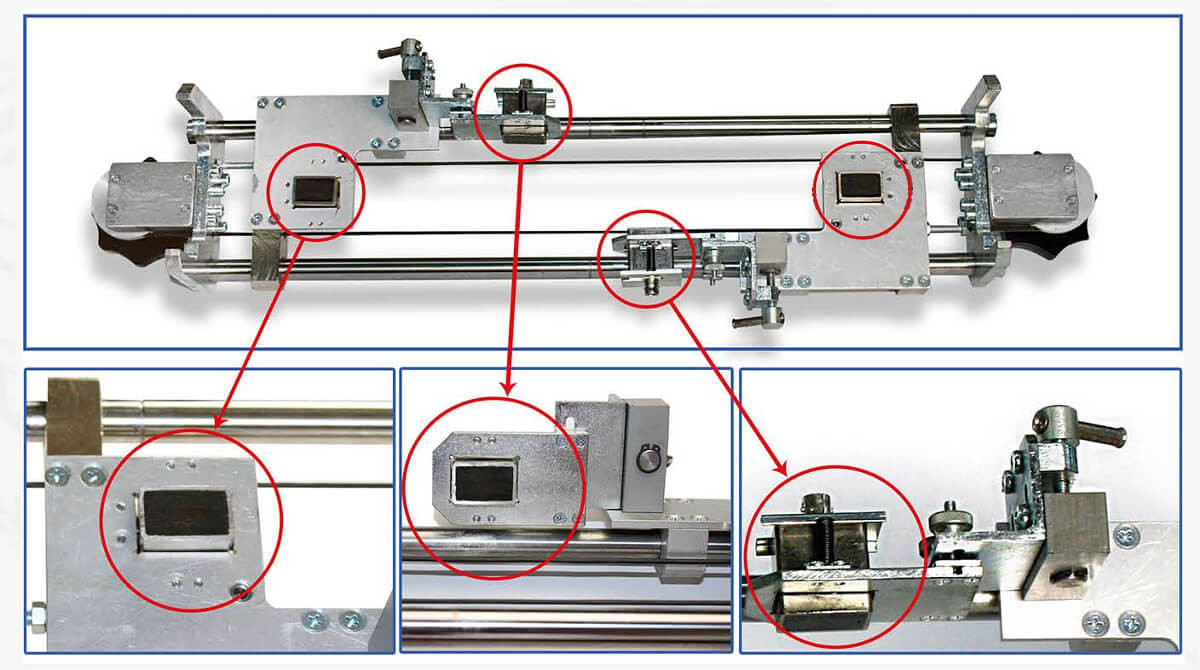 The kit for rail welded joints testing USR-01